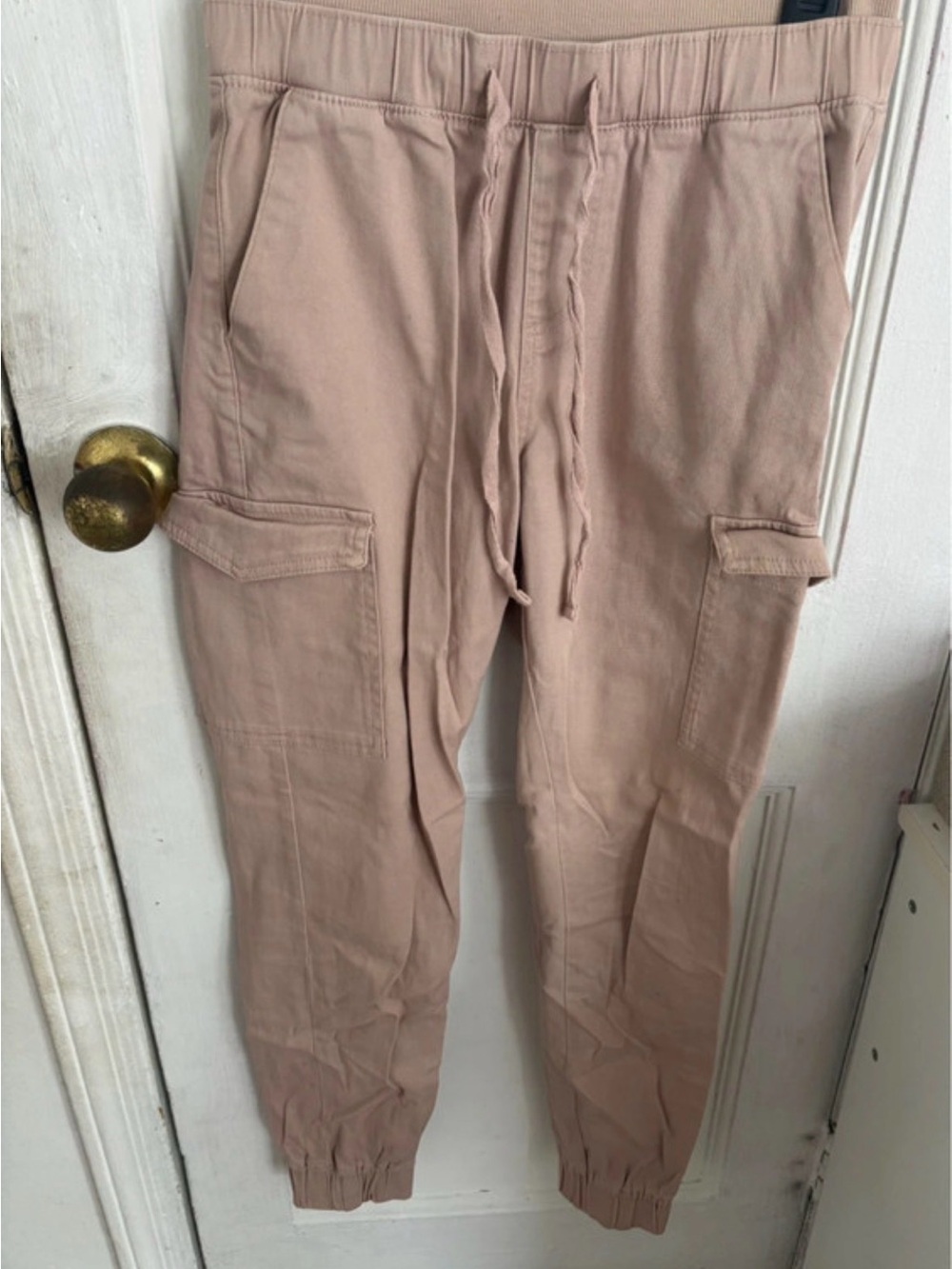 Streetwear Society Women's Taupe Cargo Jogger Pants